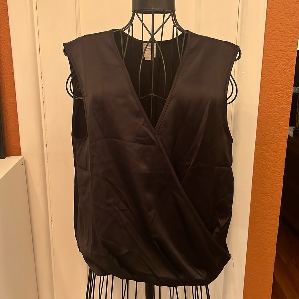 Joie Faux Wrap Top-Size L